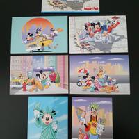 Numero 6 cartoline Disney con box portacartoline