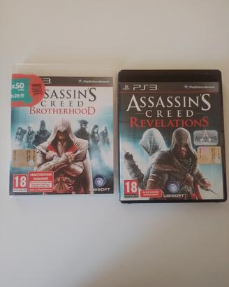 Assassin's Creed Brotherhood e Revelations Ps3