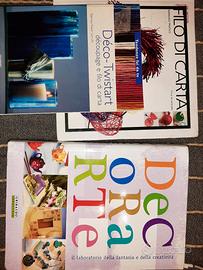 Libri creatività decorarte, filo carta, twisyart 