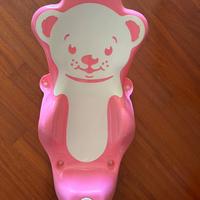 Sdraietta da bagno buddy rosa