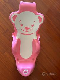 Sdraietta da bagno buddy rosa
