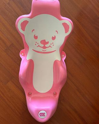 Sdraietta da bagno buddy rosa