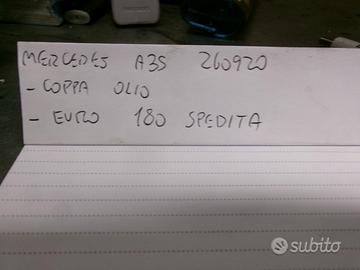 Coppa olio mercedes a35