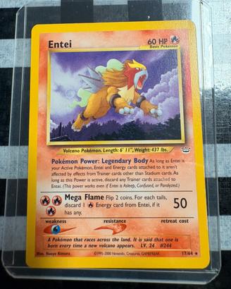 Carta Pokemon Entei 17/64