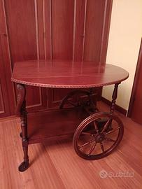 carrello vintage in legno