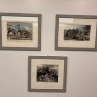 STAMPE con cornice grigia