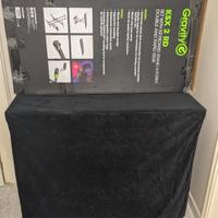 Tavolo DJ Gravity KSX 2 RD +Telo in velluto 