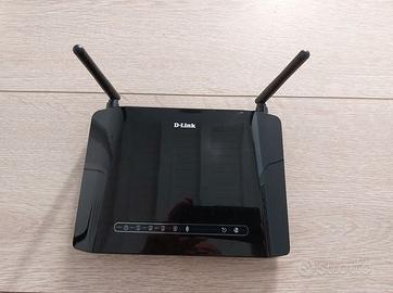 Modem D-Link DSL-2740B completo di alimentatore