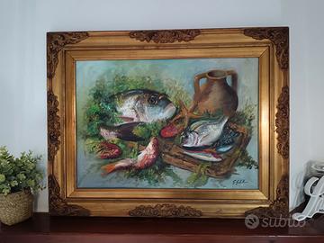 Giuseppe Gabellone , dipinto olio su tela 