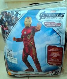 IRON MAN MARVEL COSTUME BIMBO altezza 134 cm