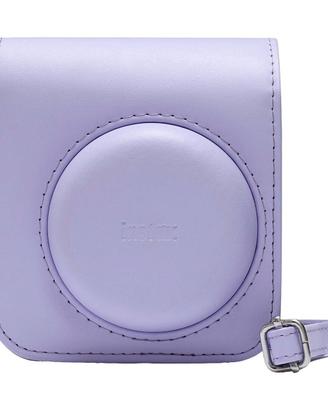 Custodia in pelle per Instax Mini 12 Lilac Purple
