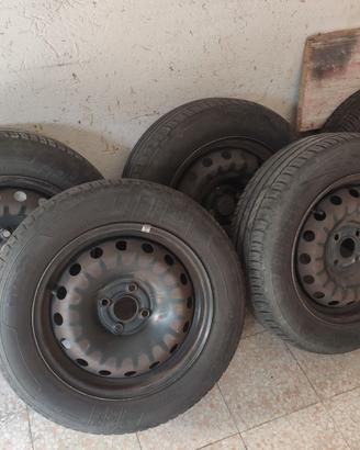 Ruote complete  Fiat G Punto, compatibili Opel