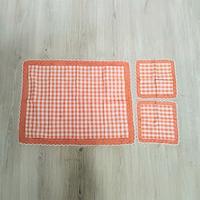 Set di tovagliette per la colazione/thè in cotone