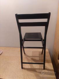 Sedie legno pieghevoli