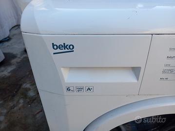 lavatrice marca beku 6 kg  1000 giri ricondionata