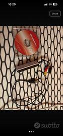Convertitore RCA USB con CD software e cavi