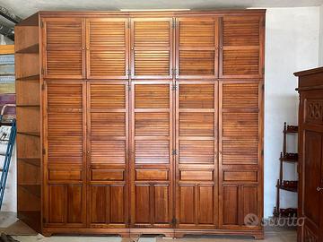 ARMADIO A 5 ANTE STILE "VECCHIA MARINA"