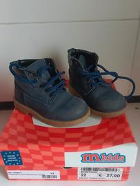 stivaletti colore blu marca Melania nr 22