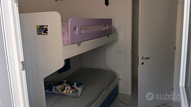  cameretta con letto a castello 