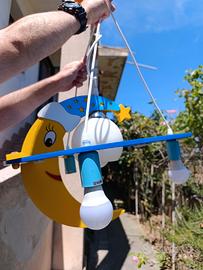 Lampadario per cameretta bambini Luna e Stelle 