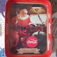 Vassoio natalizio vintage 1991 - coca cola