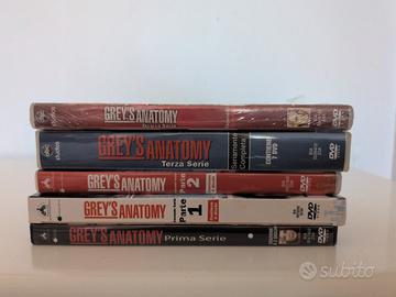 DVD Grey's Anatomy serie 1,2,3,4