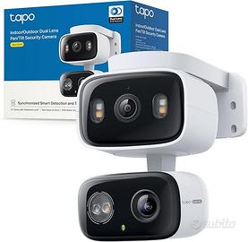 Tapo C246D Telecamera WiFi Esterno Doppio Obbietti