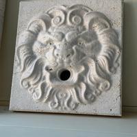 Mascherone in Travertino Leone Fontana