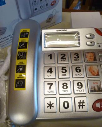 Telefono Brondi Bravo Plus per anziani
