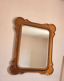 Specchiera dorata  anni 900