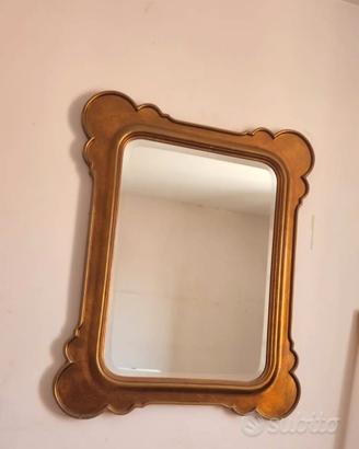 Specchiera dorata  anni 900