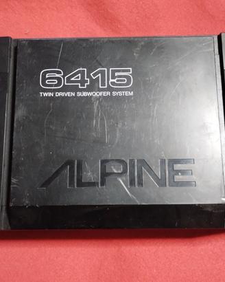 Subwoofer auto vintage Alpine 6415