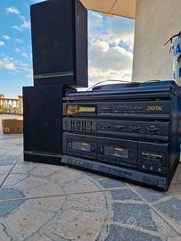 stereo con giradischi 