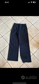 Pantaloni gessati blu