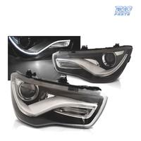 FARI PER AUDI A1 10-14 CON LUCI DIURNE A LED NERI