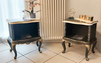 Comodini chippendale 