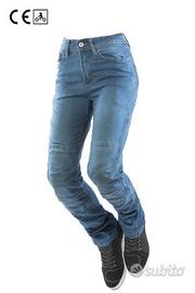 PANTALONE JEANS MOTO J244 DONNA KEVLAR PROTEZIONI