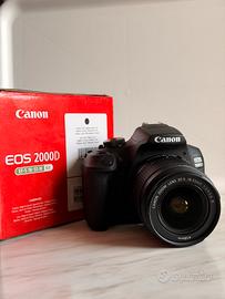 Canon EOS 2000D + 4 Obiettivi