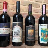 Bottiglie di Brunello di Montalcino (1991-96)