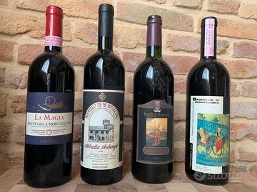 Bottiglie di Brunello di Montalcino (1991-96)