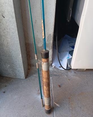 canna da pesca vintage 