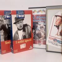 Film Vhs lotto TUTTO TOTÒ comicità italiana