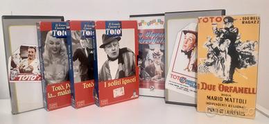 Film Vhs lotto TUTTO TOTÒ comicità italiana