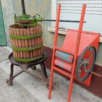 Pressa per uva e mostatrice 