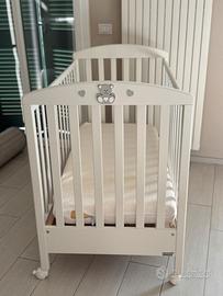 Lettino bambini Erbesi modello Molly bianco