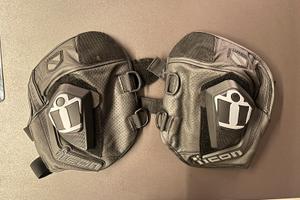 Ginocchiere Moto Icon con saponette - Taglia L/XL