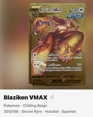 Blaziken VMAX Pokemon
