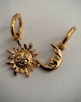 •Orecchini Sole & Luna•