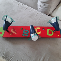 Due applique matita camera bambini