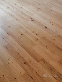 Parquet prefinito  Rovere naturale legno massello